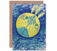 Artery8 Hilma Af Klint Group I No 7 Primordial Chaos Fine Art Greeting Card Plus Envelope Blank Inside Grupo