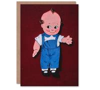Artery8 John Margolies Art Card Retro Kewpie Boy Deer Acres Fun Park Photo
