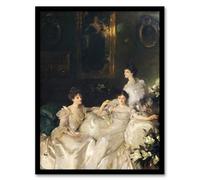 Artery8 John Singer Sargent The Wyndham Sisters Portrait Framed Wall Art Print Home Décor A3