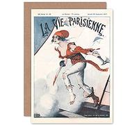 Artery8 La Vie Parisienne Pirates Swashbuckler Magazine Cover Sealed Greeting Card Plus Envelope Blank inside París Portada de la revista Cubrir