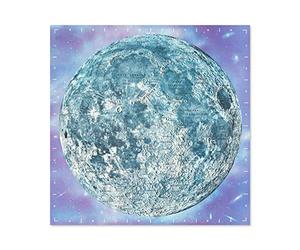 Artery8 Map Hammond 1966 Moon Chart Space Lunar Diagram Large Wall Art Poster Print Thick Paper 24X24 Inch Mapa Luna Espacio pared Impresión del cartel