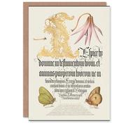 Artery8 Model Book of Calligraphy Art Card Dog Tooth Violet and Butterflies