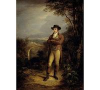 Artery8 Nasmyth Robert Burns Scottish Poet Large Wall Art Poster Print Thick Paper 18X24 Inch escocés pared Impresión del cartel