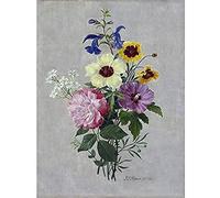 Artery8 Pierre Joseph Redoute Flowers 1820 Painting Unframed Wall Art Print Poster Home Decor Premium Flores Pintura pared Pster Casa