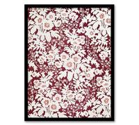 Artery8 Sir Matthew Digby Wyatt Vintage Silk Floral Pattern Framed Wall Art Print Home Décor A3