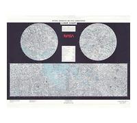 Artery8 Space NASA 1979 Lunar Chart Moon Map Data Diagram Large Wall Art Poster Print Thick Paper 18X24 Inch Espacio Luna Mapa pared Impresión del cartel