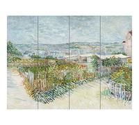 Artery8 Van Gogh Montmartre Achter De Moulin De La Galette XL Giant Panel Poster (8 Sections) Póster