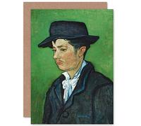 Artery8 Vincent Van Gogh Portrait Of Armand Roulin Fine Art Greeting Card Plus Envelope Blank Inside Retrato