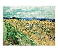 Artery8 Vincent Van Gogh Wheatfield With Cornflowers XL Giant Panel Poster (8 Sections) Póster