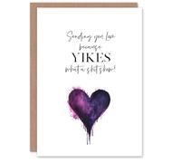 Artery8 What a Sh*t Show Sending Love Funny Sympathy Good Luck Card