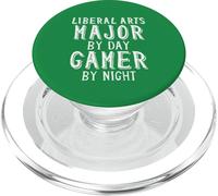 Artes liberales Major by Day Gamer by Night Artist Gaming Arts PopSockets PopGrip para MagSafe