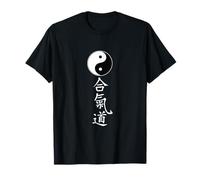 Artes Marciales Aikido Tao Yin Yang Símbolo Chino Caracteres Camiseta