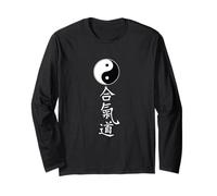 Artes Marciales Aikido Tao Yin Yang Símbolo Chino Caracteres Manga Larga