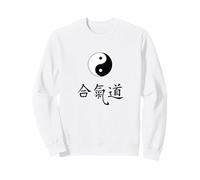 Artes Marciales Aikido Tao Yin Yang Símbolo Chino Caracteres Sudadera