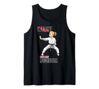 Artes Marciales: Chica Luchadora De Kárate Camiseta sin Mangas