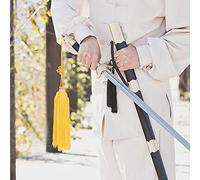 Artes Marciales Chinas, Borla de Espada, Espada Corta Amarilla de Tai Chi, Borlas de Kung Fu Taiji (Borla de Aguja Amarilla)