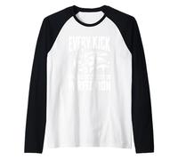 Artes Marciales Disciplina Pasión Fuerza Camiseta Manga Raglan