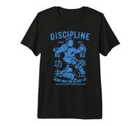 Artes Marciales Disciplina Vintage Retro Estilo Arte Envejecido Camiseta Premium