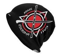 Artes Marciales Filipinas Kali Eskrima Arnis FMA Gorros Unisex para Adultos Sombreros de Tejer Sombrero de Tipo Skullies Cálido Otoño Invierno
