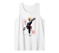 Artes Marciales Grulla Kick Pose Bird Warrior Kung Fu Camiseta sin Mangas
