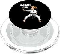 Artes Marciales Japonesas: Chica Luchadora De Karate PopSockets PopGrip para MagSafe