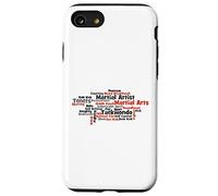 Artes Marciales Taekwondo Palabra Nube Carcasa para iPhone SE (2020) / 7/8