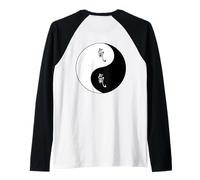 Artes Marciales Taiji Yin Yang Taoísmo Qi Gong Personaje Chi Camiseta Manga Raglan