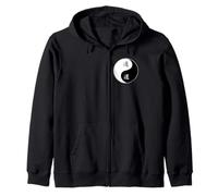 Artes Marciales Tao Ying Yang con Caracteres Dao Sudadera con Capucha