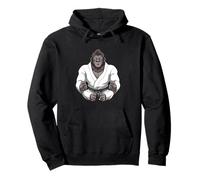 Artes Marciales Tranquilas: Judo Y Jiu Jitsu Gorilla Sudadera con Capucha