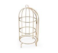 Artesà 3 tier afternoon tea cake copper bird cage stand, ideal for sa