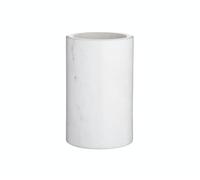 Artesa Enfriador de Vino para Botella de Vino o Champán, Hermoso Enfriador de Vino de Mármol Blanco con Superficie Naturalmente Fría para que no se Condensen ni se Marquen los Anillos de la Mesa, 19 x 12 x 7.5cm