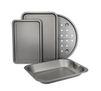 Artesà Tabla de Servir Rectangular de Madera de Mango con Asas en Forma de Leopardo, 32 x 15 cm