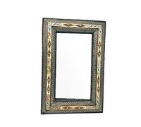 ARTESANIA ALMA Espejo marroquí de Hueso Arco Blanco (90_x_55_cm)