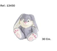 ARTESANIA BEATRIZ Peluche Conejo Pies Simpatico 30 Cm.