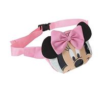 ARTESANIA CERDA , Bolso Riñonera Minnie Unisex Niños, Plateado, 33 Cm