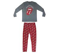 ARTESANIA CERDA Largo AC/DC Conjuntos de pijama, Gris (Gris 13) S para Hombre (2200004848)