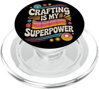 Artesanía Crafter Art Artist Citas Lindas para Mujeres PopSockets PopGrip para MagSafe