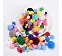 Artesanía creativa, materiales de artesanía DIY, 1000 Pieces Craft Mini Pompoms Ball Balls Self Adhesive Festive Rainbow Fuzzy for Jewelry Making Accessories Clothing Appliques(Mixed Color)