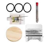 Artesanía De Creación De Piezas - Kit De Reparación Rápida De Madera Completa,Máquina Para Kit De Reanudación De Calcetines | Para Calcetines Ropa Vaqueros Principiantes Mujeres Mamá Amantes Del Ocio
