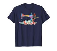 Artesanía De La Costura - Costurera De La Máquina De Coser Camiseta, Hombre, Azul Marino, XL