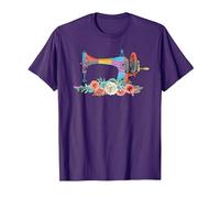 Artesanía De La Costura - Costurera De La Máquina De Coser Camiseta, Hombre, Morado, M