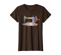 Artesanía De La Costura - Costurera De La Máquina De Coser Camiseta, Mujer, Marrón, XXL
