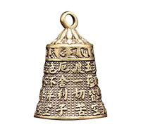 Artesanía de latón con grabado grande que produce un sonido fuerte y claro para la escuela, meditación, iglesia, bronce, regalos creativos, campanas de mano para mascotas, instrumentos musicales,