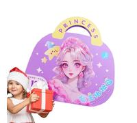 Artesanía de libros de pegatinas de princesa,libros de pintura de pegatinas | Pegatinas de arte de libros de juguetes de princesa | Pegatinas de pintura de princesas de diamantes de imitación para