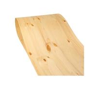 Artesanía de madera, Chapa de madera con costras de pino natural, 2,5x0,58 m, 0,5 mm, for puertas de gabinetes con altavoces de piso for el hogar, diciembre