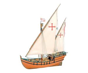 Artesanía Latina - Maqueta de Barco en Madera - Carabela Española del Descubrimiento de América, La Niña - Modelo 22410, Escala 1:65 - Maquetas para Montar - Nivel Medio