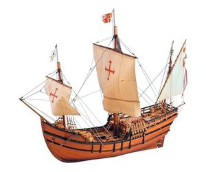 Artesanía Latina - Maqueta de Barco en Madera - Carabela Española del Descubrimiento de América, La Pinta - Modelo 22412, Escala 1:65 - Maquetas para Montar - Nivel Medio