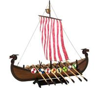 Artesanía Latina - Maqueta de Barco en Madera - Drakkar Viking - Modelo 19001N, Escala 1:75 - Maquetas para Montar - Nivel Principiante