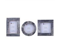 Artesanías Home Baby Picture Frame para recién nacidos niñas y niños - Regalos de cumpleaños para la ducha Vintage Nursery Photo Frames Set de 3 piezas