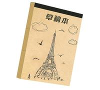 Artesano con ácido sin papel para dibujar, pintar y cuaderno de encuadernación plano contemporáneo